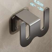 Bathroom Slipper Rack, Wall Mounted No Drill Bathroom Shoe Organizer Holder, Drainage Rack For Toilet - View 4