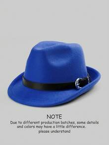 1pc Women's Hat, Solid Color, Bohemian Style, Metal Hat Band Decoration, Suitable For Daily Commute - Top Hat - View 24