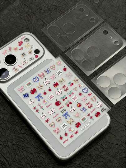 3PCS Camera Protector Film + 1PC Sticker Clear Matte Camera Protector Compatible With IPhone 17 Pro Max 17 Pro Soft Scratch Resistant Base Lens Camera Protector