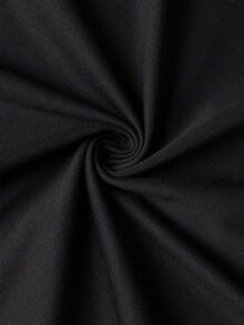 GRDR Men's Raglan Sleeve T-Shirt, Spring/Summer New Arrival, 1pc, Casual Loose Fit Round Neck Short Sleeve Top - Black - View 8