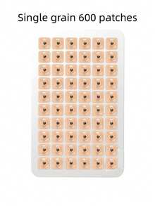 600pcs Magnetic Ear Acupressure Beads, Portable One-Time-Use Ear Massage Stickers - Multicolor - View 14