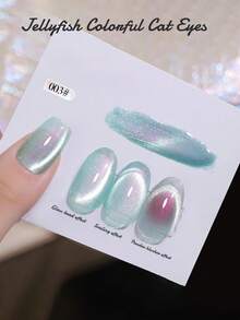 MISS SHAKA 10毫升春夏热销冰透明粉绿蓝冰岛极光玻璃珠珍珠猫眼凝胶指甲油美白流行百搭美甲用品 - 彩色 - 查看 21