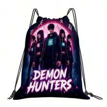 Durable Drawstring Bag Featuring Graphic, With Practical Pockets, Ideal For Gym, Yoga, Travel, And Football - Multicolor - View 6