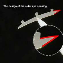 10pcs 3D Double Eyelid Tapes, Waterproof, Recommended For Beginners, Invisible, Natural, Sweat-Proof - Multicolor - View 3