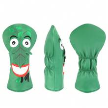 Bao đầu gậy golf Wosofe Golf Wood Headcover Poker Elements Driver, Unisex, Chất liệu da PU, Màu xanh lá cây. - màu xanh lá - Xem 3