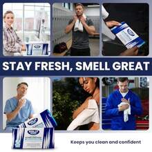 Extra-Large Body Wipe For Adults 1 Individually Wrapped XL Wipe 24 X 12 Rinse-Free Full Body Cleaning For Travel Gym Camping Hiking Emergency Use - Gói 1 chiếc - Xem 5