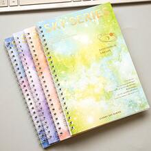 A5 Spiral Notebook 40 Sheets, Lined Pages, Office Supplies Writing Journal, Student Learning Notebook, Hardcover Notebook With Foil Cover - A5 - View 4