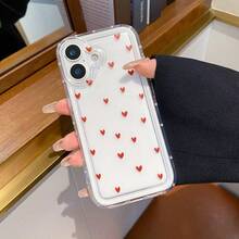 2件装时尚清新透明+透明粉色闪光爱心图案手机壳，兼容 17/17 Pro/17 Pro Max/Air/16/16 Pro/16 Plus/16 Pro Max/15/15 Pro/15 Plus/15 Pro Max/14/14 Pro/14 Plus/14 Pro Max/13/13 Mini/13 Pro/13 Pro Max/12/12 Mini/12 Pro/12 Pro Max/11/11 Pro/11 Pro Max/XR/XS Max/7/8，透明软壳 - 彩色 - 查看 10
