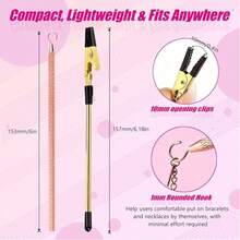 珠宝手链项链佩戴辅助工具，防滑多功能手链夹，轻便易携手链项链佩戴工具 - 套 - 查看 5