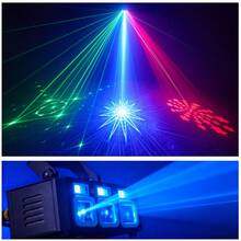 Partybeleuchtung, DJ Disco, Stroboskop Bühnenbeleuchtung, DMX Sprachsteuerung, Laserlichter, Projektoren und Fernbedienungen, Party Bar, Geburtstag, Hochzeit, Festival Veranstaltungsort Beleuchtung, Weihnachtsdekorationslichter - EU F-Typ Stecker (220-240V) - Übersicht 5