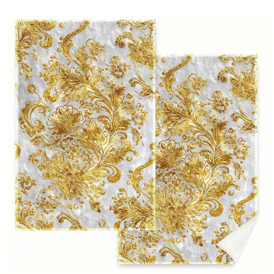 1/2/4/6/8/10/12PC Interesting Kitchen Towels And Dishcloths, Bathroom Towels, Super Absorbent Polyester,Retro Floral Designs, Featuring Elegant Floral And Bird Patterns, Decorative Gifts, Decorative Dishcloths, Quick-Drying Sponges, Soft Absorbent Dishcloths, Cleaning Supplies, Kitchenware. As Birthday Gifts, Family, Souvenir , Washable, Machine Washable, Lightweight, Breathable, Comfortable, Unique, 280gsm For Him, Her Personalized Ideal Gifts For Her, Him, Family, Boyfriend, Girlfriend, Father, Family, Mother, Lover, Daughter, Son, Grandfather, Grandmother, Friend, Classmate. Perfect Camping, Travel, Home, Daily Life, Office Decoration, Birthday, Anniversary, Valentine's Day, Thanksgiving, Christmas, Halloween, Mother's Day, Father's Day, Wedding, New Year Gifts ,Sofa,Bed,Car,Bedroom,Living Room,Office, Outdoor Camping, Practical Decorative Use - Nhiều màu 11 - Xem 1