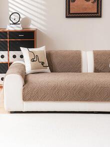 1 buah Sarung Sofa Tahan Air, Bernapas & Lembut, Dapat Dicuci dengan Mesin, Ramah Hewan Peliharaan, Tahan Lama untuk Semua Musim, Cocok untuk Sandaran Tangan dan Sandaran Punggung Sofa 1/2/3/4 Dudukan - Coklat - View 5