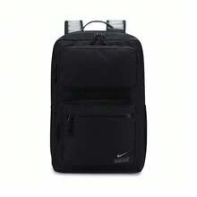 Nike 耐吉氣墊背帶休閒運動書包背包雙肩包 常規 男女同款 黑色 - 黑色 - 查看 5