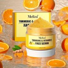 Meliza 维生素C和姜黄面部磨砂膏/深层清洁和温和清洁/适合所有肤质---附赠涂抹刷-夏季护肤 - 深層清潔 - 查看 3