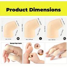 3pcs Silicone Finger Sleeves, Foot Massage Therapist Fingertip Protectors, Finger Joint Protectors - Finger Protectors - View 4