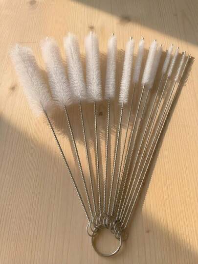 26/13/5pcs Multipurpose Cleaning Brush Set - Long Straw Brush, Small Bottle Brush, Straw Cleaner, Pipe Brush, For Teapot Cleaning And Hard To Reach Corners Cleaning Supplies Home Essentials House Essentials Straw Cleaner Straw Cleaner Brush