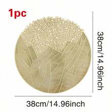 1/4/6 Pcs PVC Placemats, Suitable For Kitchen Dining Table, Indoor ...