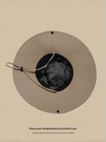 女士防晒帽，夏季户外骑行遮阳颈套透气可折叠宽檐钓鱼帽 - 多色 - 查看 6