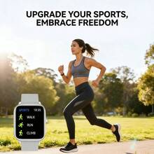 Lenovo Erazer-S4A 智能手表，支持蓝牙通话，低功耗，超长续航，IP67 防水防尘，健身追踪器，送礼佳品，兼容三星、小米等品牌手机 - 查看 7