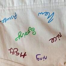 Chaqueta vaquera de corte holgado 2026, estilo callejero - Blanco - Ver 8