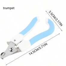 2件装宠物指甲钳，不锈钢材质，适用于猫狗，修剪指甲，美容用品 - 查看 7