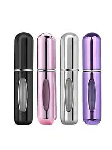 1/4/5/10Pcs 5ml Refillable Perfume Atomizer Bottle, Mini Portable Spray Container For Fragrance Travel Refill, Multicolor Empty Perfume Bottle, Compact Toiletry Accessory For Travel Essentials, Summer Vacation, Weekend Trips And Holiday Gift - Multicolor - View 27