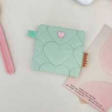 Hộp đựng tai nghe mềm mại màu kẹo ngọt, túi đựng di động, túi đựng tai nghe Bluetooth cho nữ, ví đựng tiền, ví mini, ví nhỏ đựng tiền xu, đồ dùng du lịch mùa hè - Nhiều màu - Xem 9