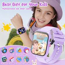 ERUN 2026 New Kids Smart Watch With 18 Fun Built-In Games, 1.83" Touchscreen, 300mAh Battery, Low Power Chip, Pedometer, Camera, Flashlight, Alarm, Photo Album, Calendar, Timer, Calculator, Stopwatch, Ideal Gift For Children - View 3