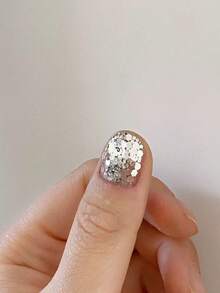 1 Box Silver Polka Dot Nail Sequins, 1mm Ultra-Thin Sequins, Nail Dot Decorations, Nail Art Supplies, Nail Accessories, Components, Nail Decorations, Nail Art Pieces Nails - Multicolor - View 4