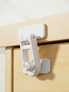 1/2/4件套安全锁，家用防盗锁，免钻孔冰箱锁，儿童安全锁，橱柜抽屉冷冻柜防盗锁，通用型，场景式 - 彩色 - 查看 6