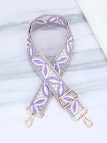 Correa ajustable con bordado de hojas estilo bohemio - Multicolor - Ver 6