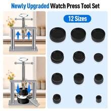 Watch Repair Kit, Watch Battery Replacement Tool Kit, Watch Link Removal Kit, Watch Band Replacement Tool, Watch Repair Screwdriver Set, Watch Back Remover Holder, Spring Bar, Tweezers - Silver - View 2
