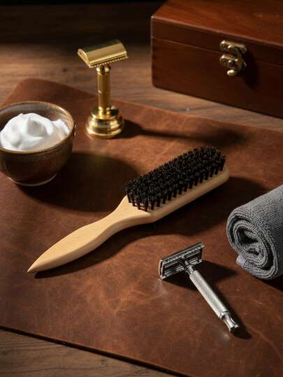 专业顺滑马尾梳，精准边缘控制造型梳，带分缝尾部，便携式美发工具，适合沙龙和旅行使用，打造精致洁净的秀发，女士礼物