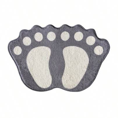 1 Tấm thảm trải sàn nhà tắm thấm hút nước, chất liệu giả cashmere - Mềm mại và thoải mái, phù hợp cho phòng tắm, nhà bếp, phòng giặt, v.v. Có thể giặt máy và vừa dùng để trang trí sàn nhà, vừa để trang trí phòng tắm. Đây là một tấm thảm trải sàn trong nhà đa năng.