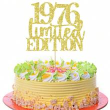 1个金色闪光“1986限量版”蛋糕装饰插牌 - 闪亮生日蛋糕装饰，适合40岁生日、周年纪念派对，时尚蛋糕装饰拍照道具 - 彩色 - 查看 12