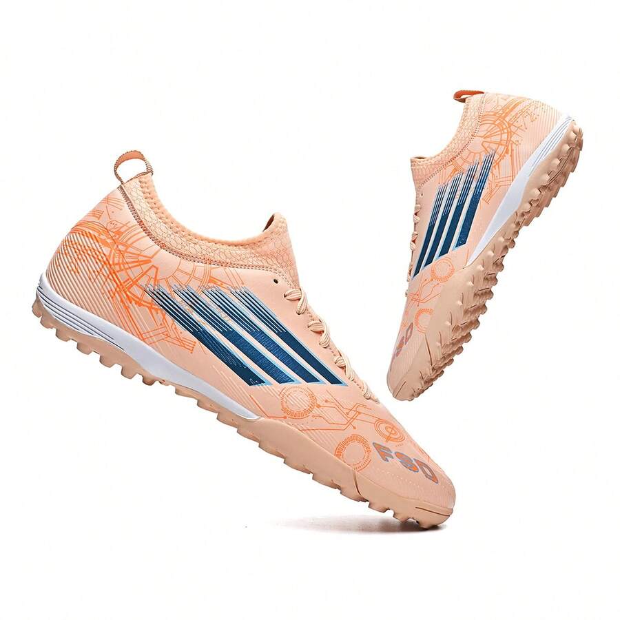 男士TF人造草足球鞋 轻便舒适成人训练用人造草足球鞋 - 橘色 - 查看 1