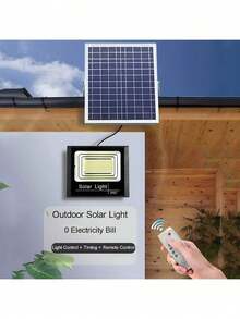 Outdoor Solar Lights, LED Solar Security Lights With Remote Control, Solar Powered, Auto On/Off Dusk To Dawn, Waterproof, Equivalent To LED Floodlight, Suitable For Yard, Patio, Garage, Garden - Solar Lights - View 3