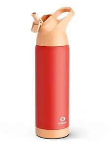 Bình nước giữ nhiệt bằng thép không gỉ 24oz/32oz có ống hút và tay cầm, chống rò rỉ, thiết kế hai lớp giữ lạnh đến 24 giờ, thích hợp cho thể thao và du lịch. - Nhiều màu - Xem 15