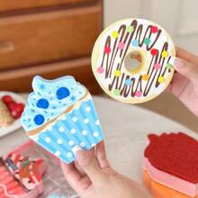 2/4片装 - 甜点造型海绵橡皮擦 | 采用三种材质制成，可产生丰富、柔软、细腻的泡沫；吸水性强，快干易清洗 | 创意造型，时尚设计。一款兼具美观与实用性的海绵橡皮擦。 - 甜點海綿擦 - 查看 4