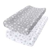 32"X16" Star Pattern Unisex Soft Changing Pad Cover, Suitable For Baby Cradle Bed, Infant Essential, Baby Shower Gift - Multicolor - View 8