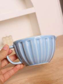 1 tô trộn bột 240ml, tô trộn bằng gốm, tô đánh kem, tô trộn bột, tô nướng, có vòi rót, tô trộn chống trượt kẻ sọc dọc, có vòi rót, có tay cầm, tô đánh kem bằng gốm, tô nướng gia đình có vòi nhọn, tô hứng nước nhỏ giọt - Nhiều màu - Xem 5