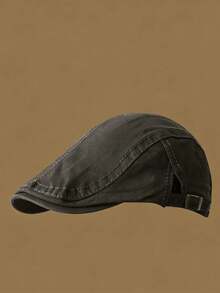 French Retro Forward Cap, New Spring/Autumn Large Circumference Beret - A - View 12