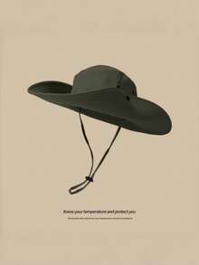 女士防晒帽，夏季户外骑行遮阳颈套透气可折叠宽檐钓鱼帽 - 多色 - 查看 16