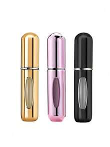 1/4/5/10Pcs 5ml Refillable Perfume Atomizer Bottle, Mini Portable Spray Container For Fragrance Travel Refill, Multicolor Empty Perfume Bottle, Compact Toiletry Accessory For Travel Essentials, Summer Vacation, Weekend Trips And Holiday Gift - Multicolor - View 21