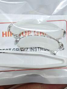 Bộ 2 chiếc răng giả đính đá Zirconia rỗng Love Connection, mạ vàng 18K, chất liệu hợp kim đồng, phong cách Hip Hop, quà tặng tiệc tùng độc đáo, dành cho nam và nữ. - Nhiều màu - Xem 15