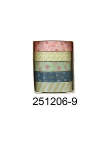 5 Rolls/Box Of Bobo Gummy Series Creative Washi Tape Set, Various Star, Moon, And Plant Floral Pattern Decorative Tapes, Used For Scrapbook Decoration, DIY Journaling, And Gift Wrapping Decoration, A Gift For Friends - Sets - View 21
