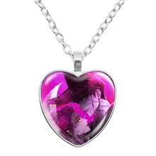 Magical Girl Heart-Shaped Necklace - Multicolor - View 12