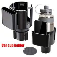 2-In-1 Design Adjustable Car Cup Holder, Multifunctional Non-Slip Phone Holder, Universal Cup Holder Expander Car Accessory – Fits Most Large Bottles & Drinks, Stable Base, Easy Installation, Perfect For Daily Commute & Road Trips - Car Cup Holder - View 3