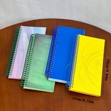Sổ tay lò xo A6 nhiều màu sắc, Sổ kế hoạch phong cách Ins-Style lấy cảm hứng từ Dopamine, Sổ nhật ký học sinh di động, Đồ dùng học tập, Chuẩn bị cho học kỳ mới - Phối màu - Xem 10