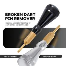 Ferramenta de Remoção de Ponta de Dardo HUANQU - Cores Múltiplas Disponíveis (Branco/Vermelho/Preto) - Design, Remove Facilmente Pontas de Dardo Quebradas Sem Danificar o Quadro de Dardo - Presente Perfeito para Jogadores de Dardo (Dia dos Namorados, Páscoa, Ano Novo, Dia dos Pais), Acessórios de Dardo, Extrator de Dardo, Design de Ferramenta Simples, Construção Resistente - Multicolorido - Visão 7